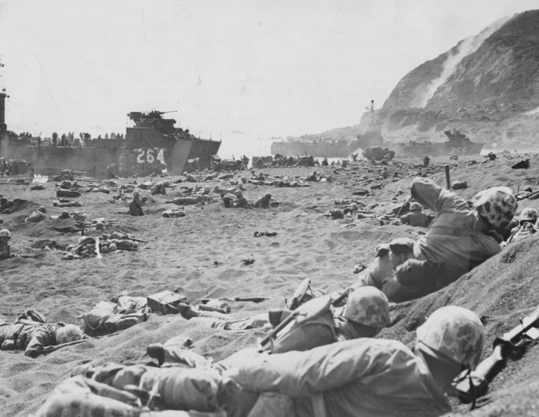 Original photographs of the invasion by the U.S. Marines of Iwo Jima ...